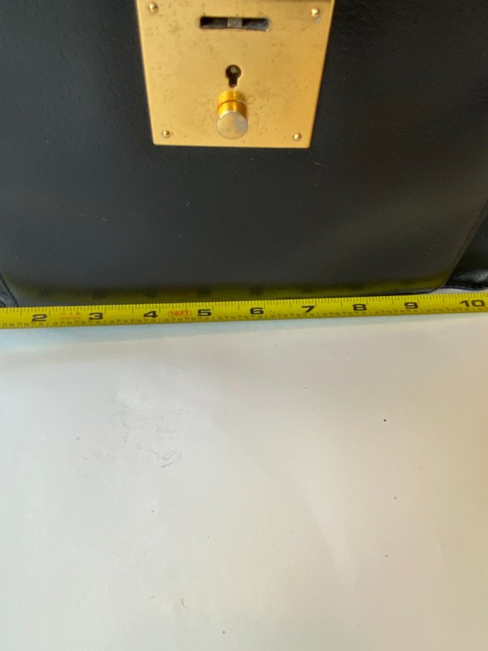 Authentic Vintage Gucci Black Leather Hand Bag and Original Dust Bag - Picture 7 of 15